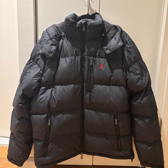 Polo Ralph Lauren Classic Black Puffer Jacket Men - Picture 4 of 8